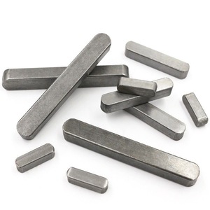 Chaveta Paralela <span class=keywords><strong>DIN6885</strong></span> Personalizada Redonda 5*5*10 y Chaveta Plana de Acero al Carbono con Extremos Cuadrados 4*4*10 - Product Image 6