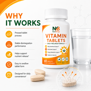 Achat en gros, MOQ faible, comprimés <span class=keywords><strong>de</strong></span> vitamines à haute puissance pour une protection antioxydante - Product Image 2