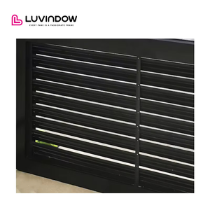 Luvindow Kommerzielles Texas-Hotel-Projekt Thermisch Getrenntes Aluminium-Kombinationsfenster Lamellen-Glasfenster Feststehendes Fenster - Product Image 6