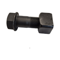 Vis de fixation de plaques de chenilles SSXR pour engins de construction M20x1.5x57mm, pour train de roulement d'excavatrice, zinguées, en acier 40Cr, grade 10.9