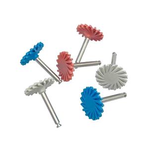 Kit de disques de polissage auto-lustrants en caoutchouc diamanté, 3 grains, RA 2,35 mm, pour résine composite, zircone, outils de laboratoire <span class=keywords><strong>dentaire</strong></span> - Product Image 6