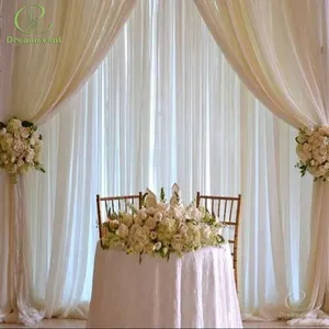 Telón de fondo para restaurante, hotel, extraíble, barato, cortinas, soporte para eventos de boda