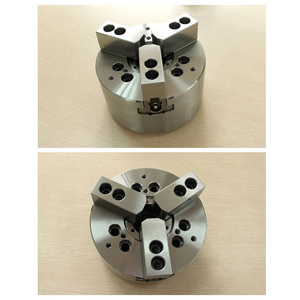 Mandril hidráulico para corte de peças de metal, torno de torno <span class=keywords><strong>cnc</strong></span>, marca famosa de alta qualidade, durável, 4 garras, mandril para corte - Product Image 2