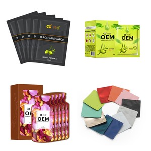 Entièrement en gros prix d'usine sans ammoniaque à base de plantes teinture pour cheveux noir couleur de cheveux shampooing - Product Image 5