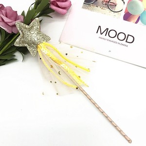 1 varita de hada con forma de estrella de cinco puntas <span class=keywords><strong>para</strong></span> niños, con lentejuelas, regalo de princesa <span class=keywords><strong>para</strong></span> fiesta de ángeles, 3 colores - Varita de ángel <span class=keywords><strong>para</strong></span> disfraz infantil - Product Image 5