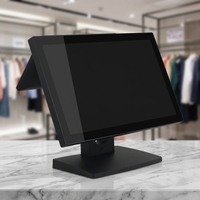 Systèmes de point de vente Windows 18,5 pouces, caisse enregistreuse I5 6ème génération 8+128G, écran tactile, ordinateur tout-en-un pour supermarché et commerce de détail