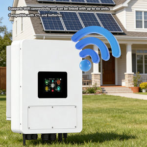 Inversor Híbrido de Doble Salida de 6KW, Conectado/Desconectado de la Red, 98% de Eficiencia, IP65, Sistema de Almacenamiento de Energía Solar para Exteriores, Modelo Mega Eco 6KW - Product Image 3