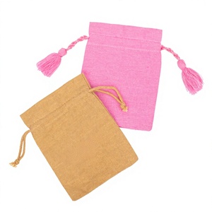 Wholesale Indian Handmade Cotton Drawstring Jewelry <b>Container</b> Eco-Friendly <b>Small</b> Eco-Conscious Organizer Pouch - Product Image 3