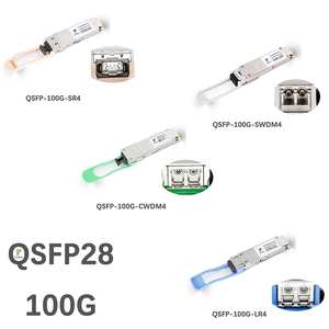 Nhà máy chất lượng cao tương thích SFP SFP + <span class=keywords><strong>xfp</strong></span> sfp28 qsfp + qsfp28 155M 1.25G 10g 25g 40g 100g thu phát quang SFP mô-đun - Product Image 4