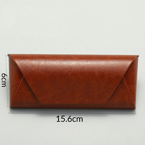 Estuche Simple de Cuero PU, Estuche Magnético Retro para Gafas de Sol, Portátil, para Hombre y Mujer - Product Image 3