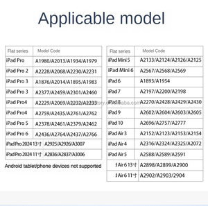 Oem/ODM mịn bằng văn bản Stylus Pen cho Apple iPad phụ kiện kim loại bút chì cho iPad 6/7/8/9/10 Pro11 "12.9" 13 "air3/4/5/6 nhựa - Product Image 6