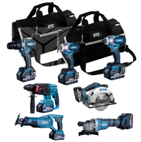 Nouvel ensemble d'outils industriels scellés MAkitas LXT1500 18 V avec garantie de 3 ans, 15 pièces, perceuse sans fil au lithium-ion et autres outils