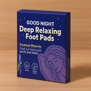 Patchs relaxants pour les pieds au charbon et tourmaline, masque minéral végétalien et sans cruauté, 10 patchs en pack éco pour le soin des pieds des adultes - Product Image 5
