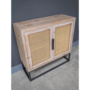 Muebles de Madera de Abeto Maciza de Estilo Neoclásico con Puertas de Ratán para Dormitorio y Hotel - Product Image 3