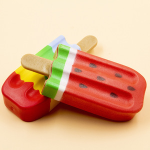 Venta al por mayor nuevo verano congelable perro masticar juguetes 2024 colorido forma de paleta perro fresco duro masticar juguetes de goma - Product Image 6