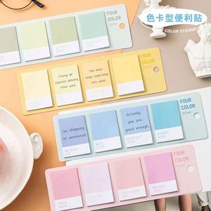 สติกเกอร์อินเด็กซ์การ์ดสีไล่ระดับ แผ่นบันทึกแบบมีกาวในตัว ดีไซน์น่ารักปรับแต่งได้ อุปกรณ์สำนักงานและโรงเรียนที่ต้องมี - Product Image 6