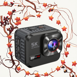 กล้องแอคชั่นติดจักรยานกันน้ำ 5K 30FPS ทนแรงกระแทก พร้อม MicroSD พกพาสะดวก ความละเอียด HD 'Bare-Metal' วัสดุ OEM สำหรับบันทึกวิดีโอ - Product Image 2
