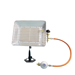 Chauffe-terrasse en acier GPL, chauffage infrarouge rapide 3800W, économie d'énergie, portable, léger, pour usage extérieur, style européen - Product Image 1