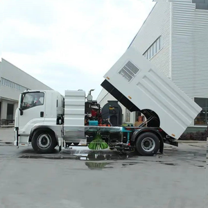 Road Sweeper Machine with <b>Pressure</b> Washer <b>Sprayer</b> in Botswana - Product Image 1