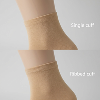 Chaussettes jetables en nylon tricoté pour hommes, pour essayage de chaussures, hiver, décontractées, beige, noir, blanc, pour magasin de chaussures, 1 boîte