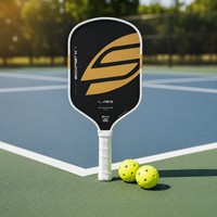 Pala de Pickleball Aprobada por la USAPA con Núcleo de EPP y Perímetro de EVA, Fibra de Carbono Cruda T700 Gen5 Termoformada, Gran Punto Dulce, Control y Efecto
