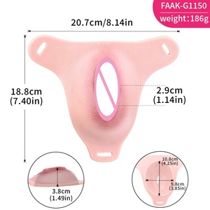 FAAK Strapon con Vagina Realista, Parche de Vagina Artificial, Simulador de Sexo, Pantalones Vaginales para Sissy, Juguetes Sexuales, Producto para Adultos - Product Image 3