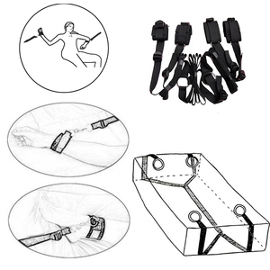 Volwassen Spelletjes Seksproducten Geen Vibrators Seksspeeltjes Voor Vrouwen Koppels Handboeien Bdsm Bondage Set Strats Polsen En Enkelboeien - Product Image 2