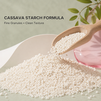 Litière pour chat au manioc anti-odeur, absorption rapide, faible poussière, formule pour des pattes propres, vente en gros, parfum et emballage personnalisés, service OEM ODM