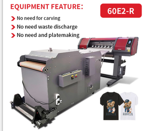 طابعة تاو تك 60E2-R DTF للطباعة المباشرة على الفيلم مع آلة رج المسحوق للقمصان بعرض 60 سم مع خيار رأس الطباعة 4720/I3200 - Product Image 2