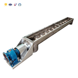 Voedselveilige roestvrijstalen schroefconveyermachine met diesel/elektrische motor & tandwiel voor fabrieksgebruik - lange levensduur - Product Image 5