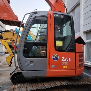 Excavadora Hitachi zx75 usada eficiente entrega global de buen rendimiento de Shanghai Yard en stock - Product Image 5