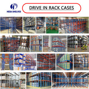 Estantería de almacenamiento de almacén ajustable de alta densidad, estante de paleta de acero, sistema de estante de accionamiento de alta resistencia, estante de paleta de accionamiento - Product Image 6