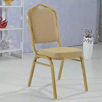 Chaises de banquet en métal pour événements, vente chaude, prix de gros, directement de l'usine, pour hôtels, mariages, formations et conférences