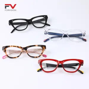 Optical Frames High End Thick Glasses Manufacturers Vintage Cateye Eyeglasses Frames
