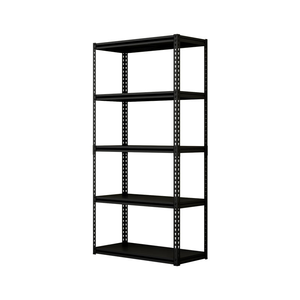Étagères métalliques réglables robustes |   Étagères de supermarché extra-larges à 4 niveaux |   Revêtement en poudre époxy |   Installation rapide | - Product Image 1