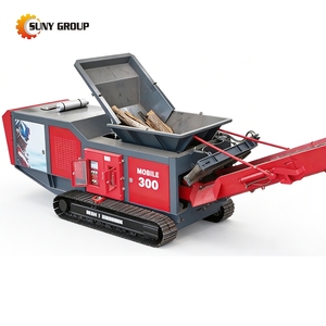 Trituratore Cingolato Mobile SUNY per Rifiuti Pesanti in Alluminio, per Tessuti, Cartone, Bottiglie, HDPE, LDPE, Sacchi Grandi e Rifiuti Domestici - Product Image 1