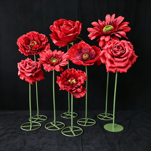 Fleur artificielle géante d'hortensia en soie, tige unique, 27 cm, grande taille, pour décoration de mariage, Hortensia Flores Artificiales - Product Image 5