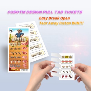 ตั๋วจับฉลากแบบฉีกง่าย ดีไซน์ OEM ฟรี พร้อมหมายเลขซีเรียลหลายชั้นป้องกันการโกง - Product Image 3