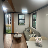 Tiny House 20ft Prefab Extensible Container Houses Plegable Expansión Container Homes