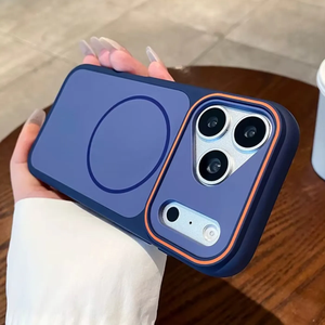 Étui de luxe givré magnétique pour chargement sans fil pour <span class=keywords><strong>iPhone</strong></span> 18 17 Pro 16 15 14 <span class=keywords><strong>13</strong></span> 12, coque arrière mate antichoc - Product Image 1
