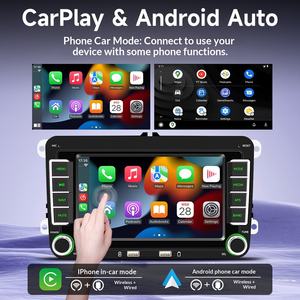 Radio para Auto Android Hengwell de 7/8/9 Pulgadas para Volkswagen con GPS Integrado, Navegación, WiFi, BT, CarPlay Opcional y Reproductor de DVD - Product Image 2