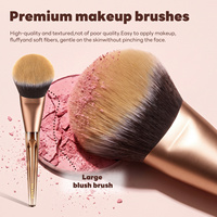 Set Kuas Makeup Profesional Maange Custom Terbaru 24pcs, Kuas Rias Wajah dari Bahan Nylon Lembut, Set Kuas Wajah