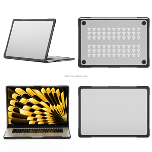 Funda Protectora Híbrida de TPU y PC con Borde Suave, Semi-Transparente, <span class=keywords><strong>para</strong></span> <span class=keywords><strong>MacBook</strong></span> Air 15 M5 2026 A3448, Diseño Exclusivo - Product Image 5