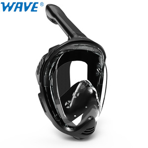 Masque de plongée intégral en verre trempé 4,0 mm, silicone, universel, sports nautiques - Product Image 5