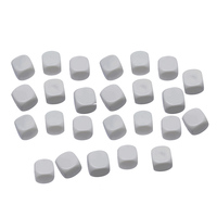 Simplee — jeu de dés, blanc, pour bricolage, TRPG, pour enfants