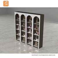 Vitrine de présentation de cosmétiques de luxe avec éclairage LED, mobilier sur mesure pour magasin de beauté en centre commercial