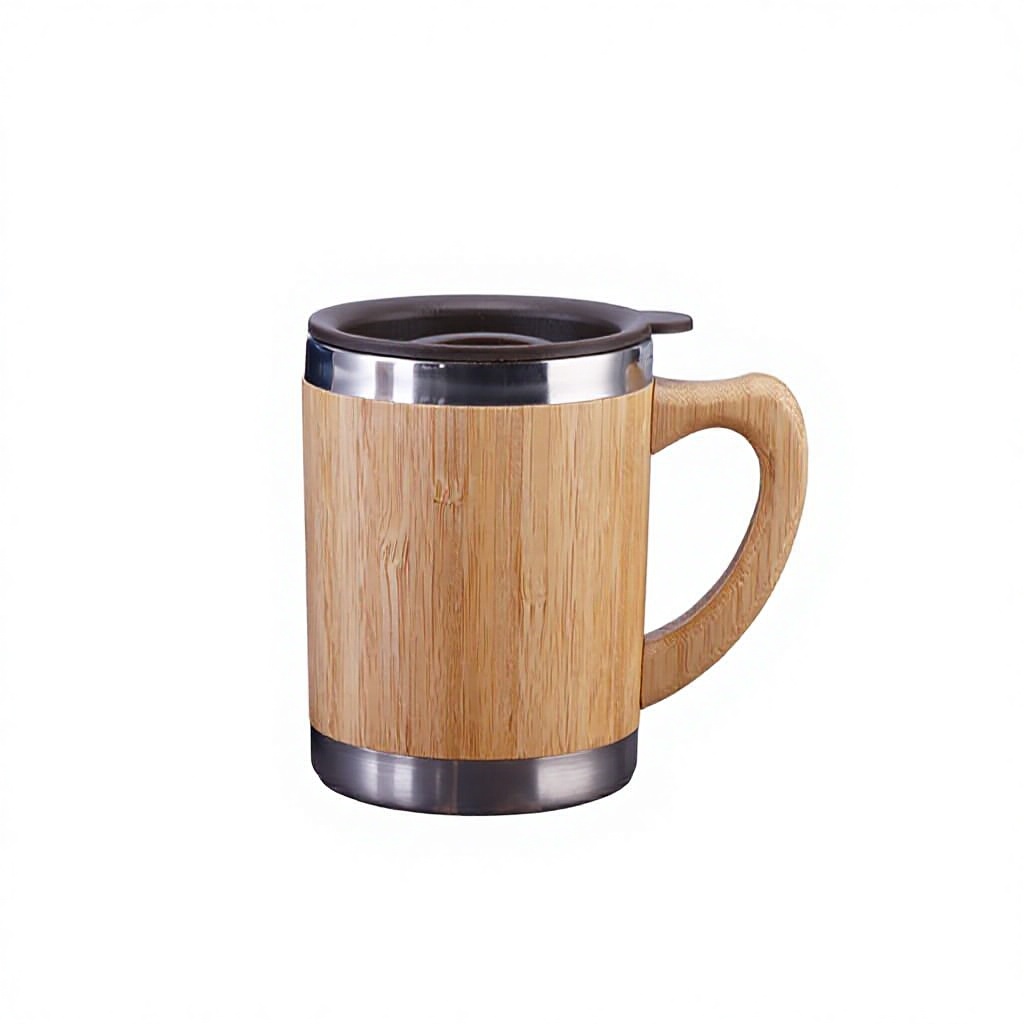 Wood color-350ml office cup