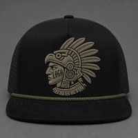Casquette Trucker 5 Panneaux Vintage Personnalisée avec Broderie, Visière en Mousse et Filet, Style Urbain Chicano Côte Ouest, Vente en Gros