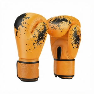 Gants de boxe professionnels sur mesure en microfibre avec sangle de poignet réglable pour la fermeture – Vente en gros - Product Image 1