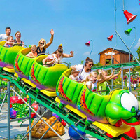 Parc d'attractions enfants jeux attractions utilisé touristes trains électriques pour adultes/train à chenilles électrique